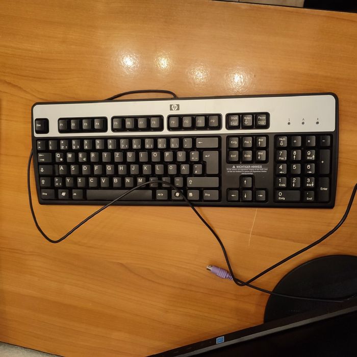 Profesjonalna Klawiatura komputerowa niemiecka HP