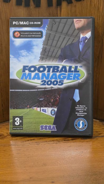 Jogo Pc/M-AC Cd-Rom Football Manager 2005 (Edição Portuguesa)