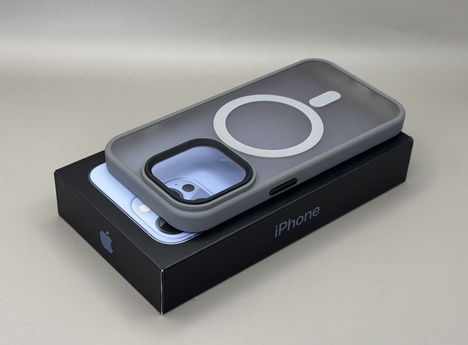 Матовый чехол IPhone 14 Pro Max Grey MagSafe, 16 Pro Max-12 Pro, Black