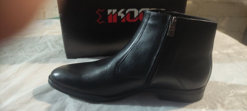 Кожанные мужские ботинки ICOS 118 40, 41,размеры