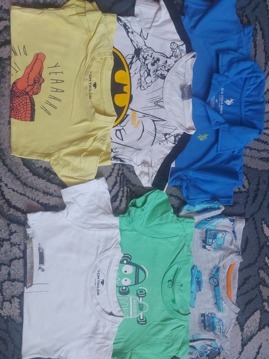 Koszulki T-shirty Tom tailor Puma Batman cool club 7 szt 92/98