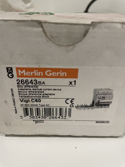 modulo vigi schneider 63a 4p