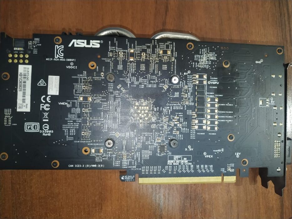 Відеокарта Asus rx570 4gb(гб)