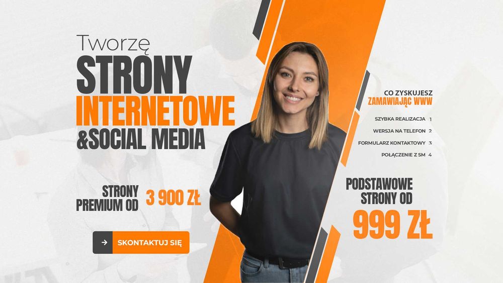 Tworzenie stron internetowych | Social Media & Reklamy | Grafika