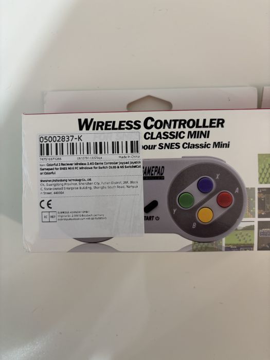 Comandos retro wireless SNES