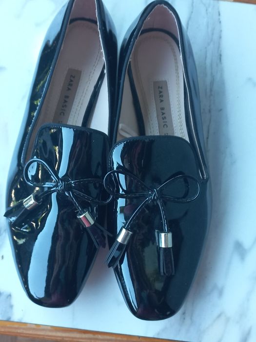 Mokasyny Zara Basic 37,wkładka 24