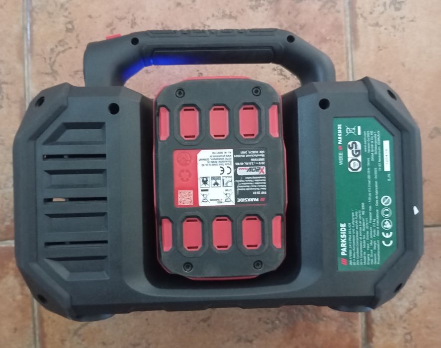 Compressor/ Soprador com bateria Parkside 20V