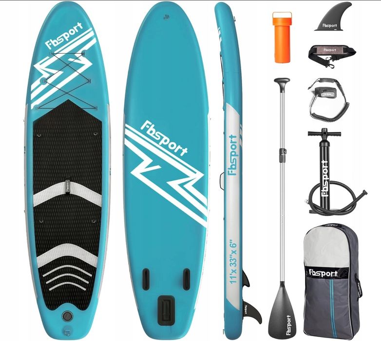 Fbsport Deska Sup Premium 320Cm, Nadmuchiwana Do Paddleboardingu 160Kg