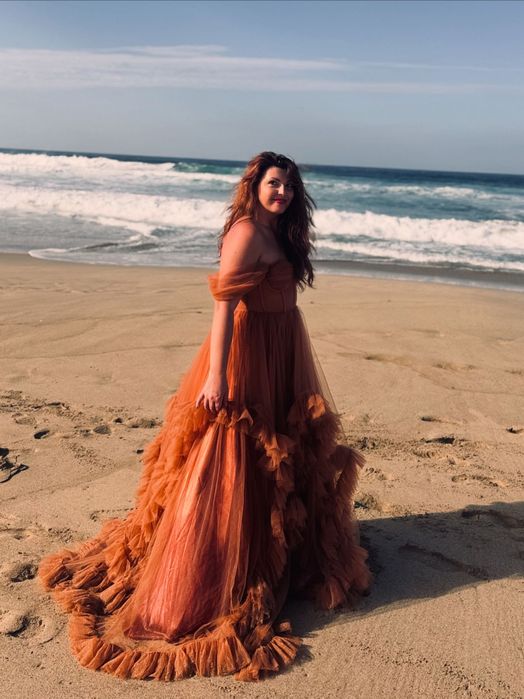 Bajeczna suknia na sesję