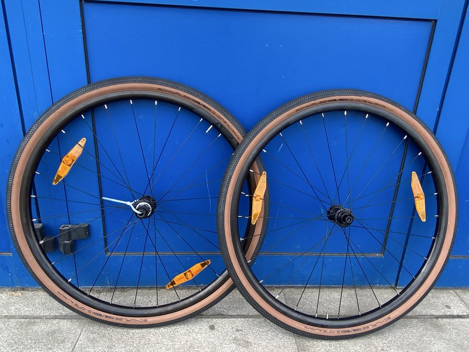 Komplet kót syncros + opony SCHWALBE G-One Allround