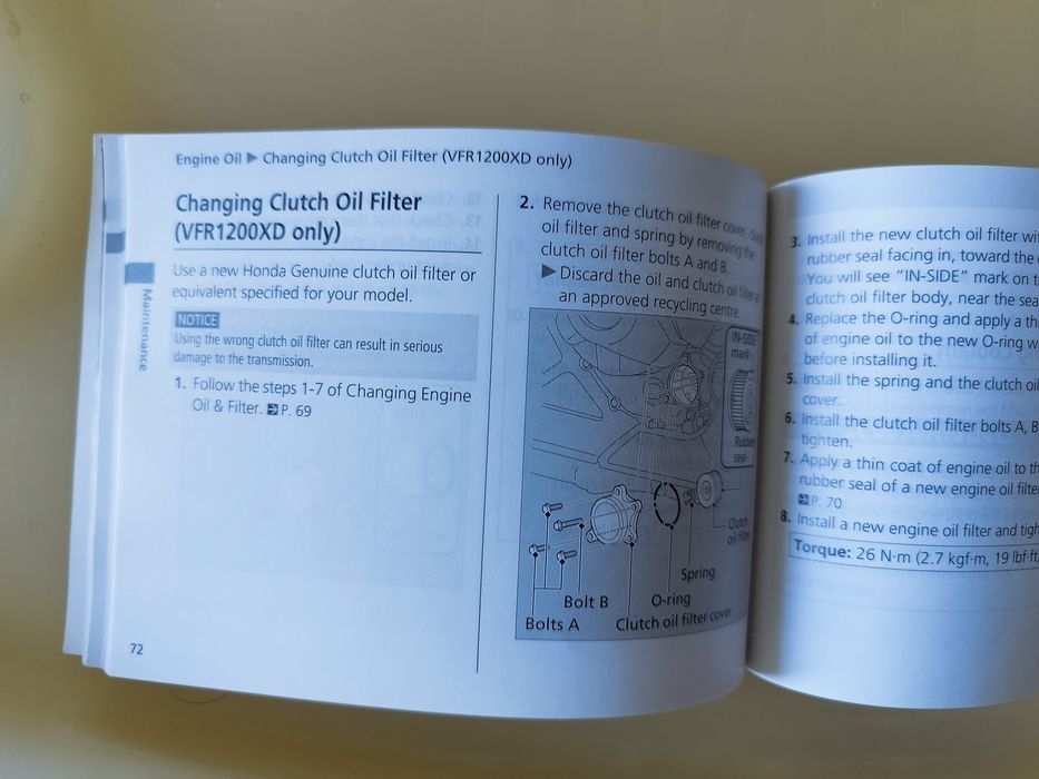 Інструкція, мануал, руководство honda VFR 1200