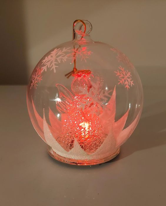 Szklana bombka świecąca