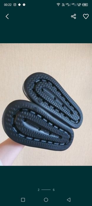 Klapki piankowe basenowe unisex