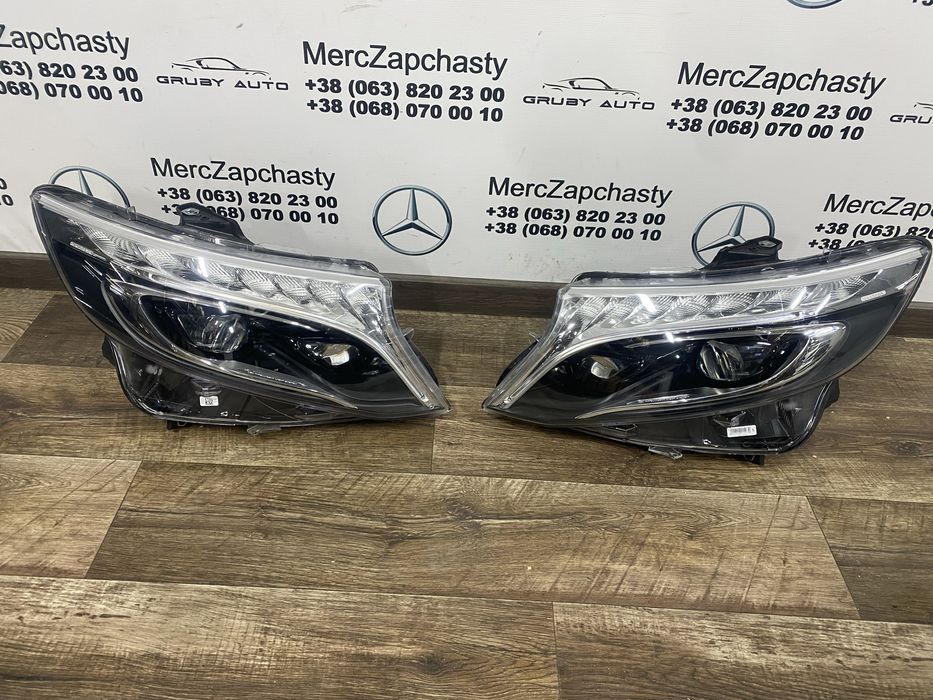 Mercedes w 447 vito v клас фара права ліва led intelligent light syste