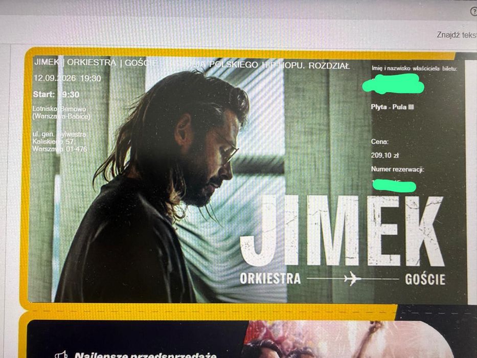 Jimek - bilet, historia polskiego hip-hopu