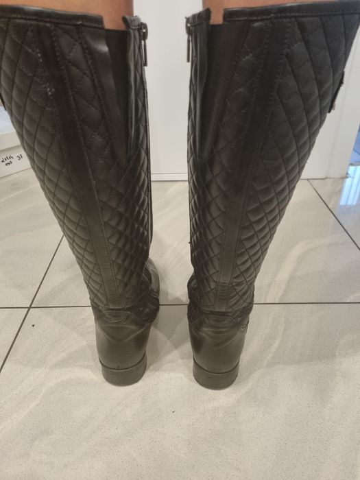 Kozaki skórzane r.37