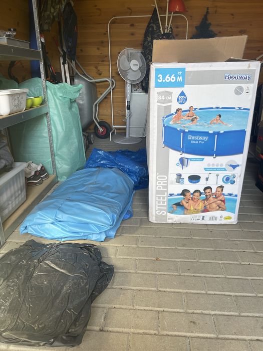 Basen ogrodowy Bestway Steel Pro 3.66 m – kompletny zestaw