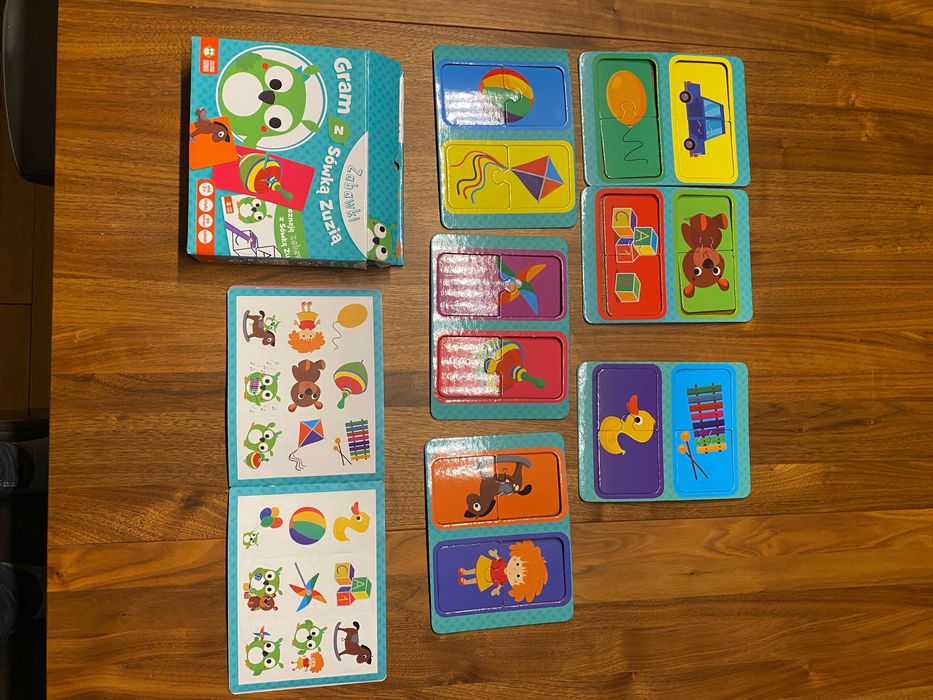 Zabawki edukacyjne Gram z Sową Zuzią - Pierwsze puzzle- zabawki 2+