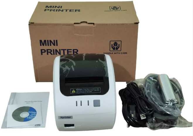 Термопринтер чеків Xprinter Q260III Wi-Fi+USB принтер чеков 58-80 мм