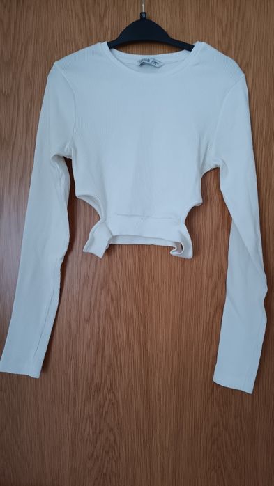 Top branco de rapariga