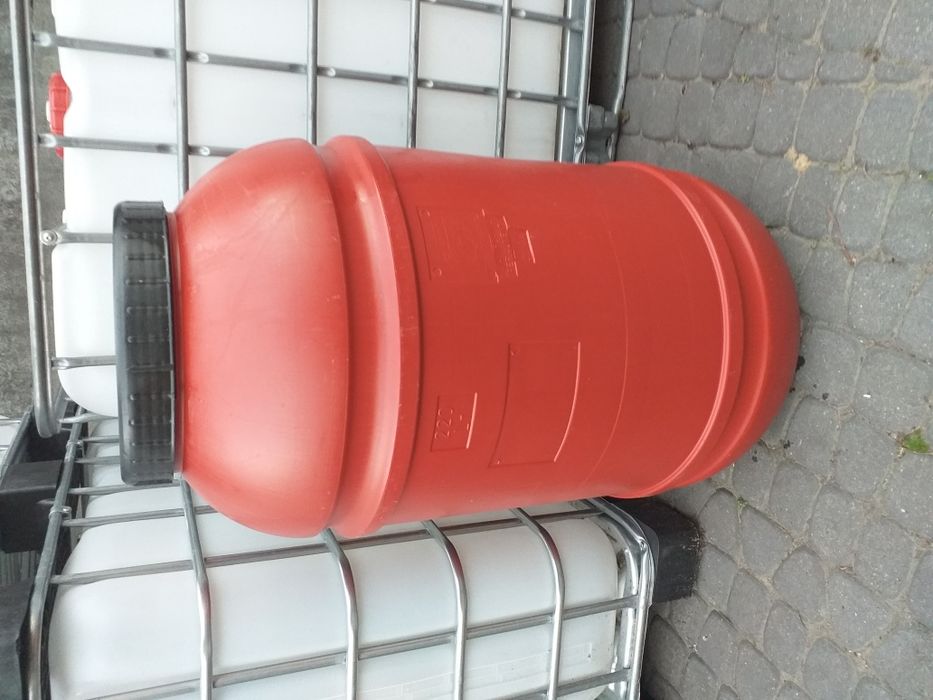 Beczka plastikowa 220l spożywcza 220 na wodę deszczówkę odwodnienie