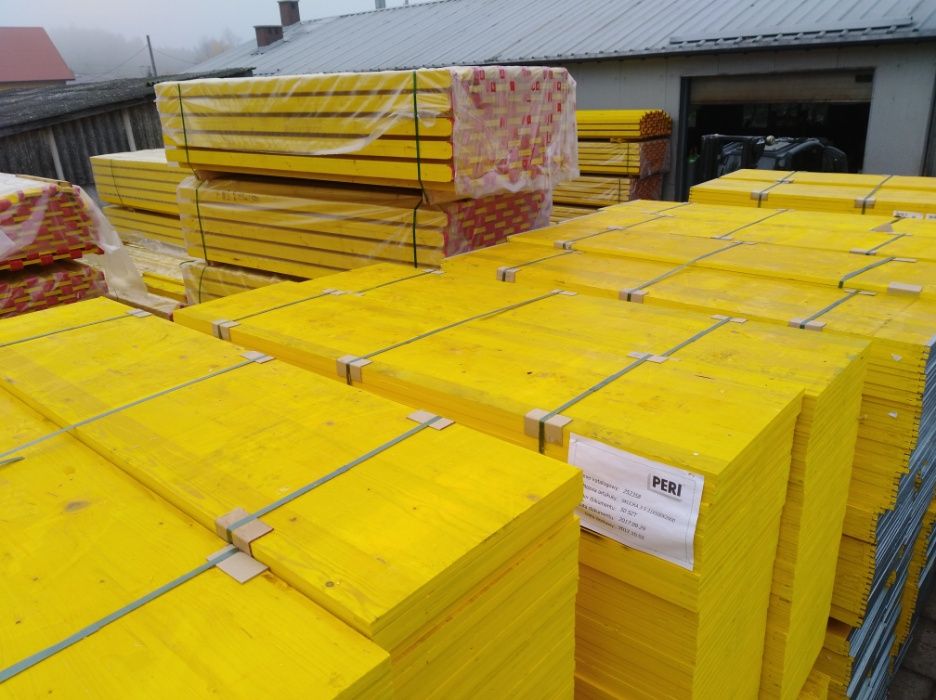 Stemple Budowlane Dźwigar Podpory Płyta Szalunkowa Sklejka Szalunki