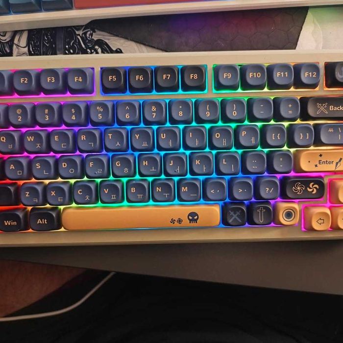 Teclado mecanico sem fios AJAZZ AK820 MAX + set de keycaps
