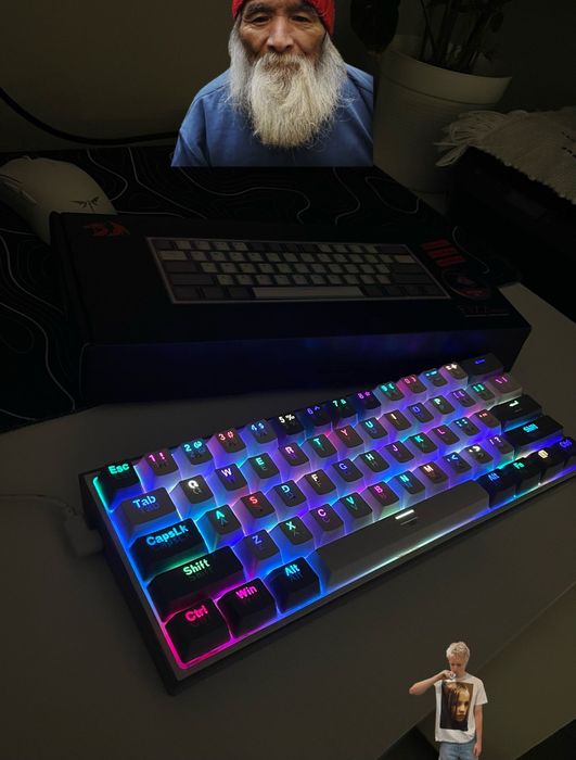 Klawiatura gamingowa redragon k617 fizz mechaniczna