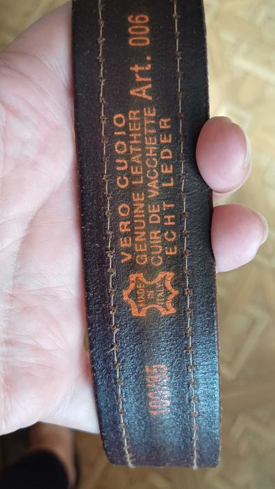 Ремінь шкіряний 85-100