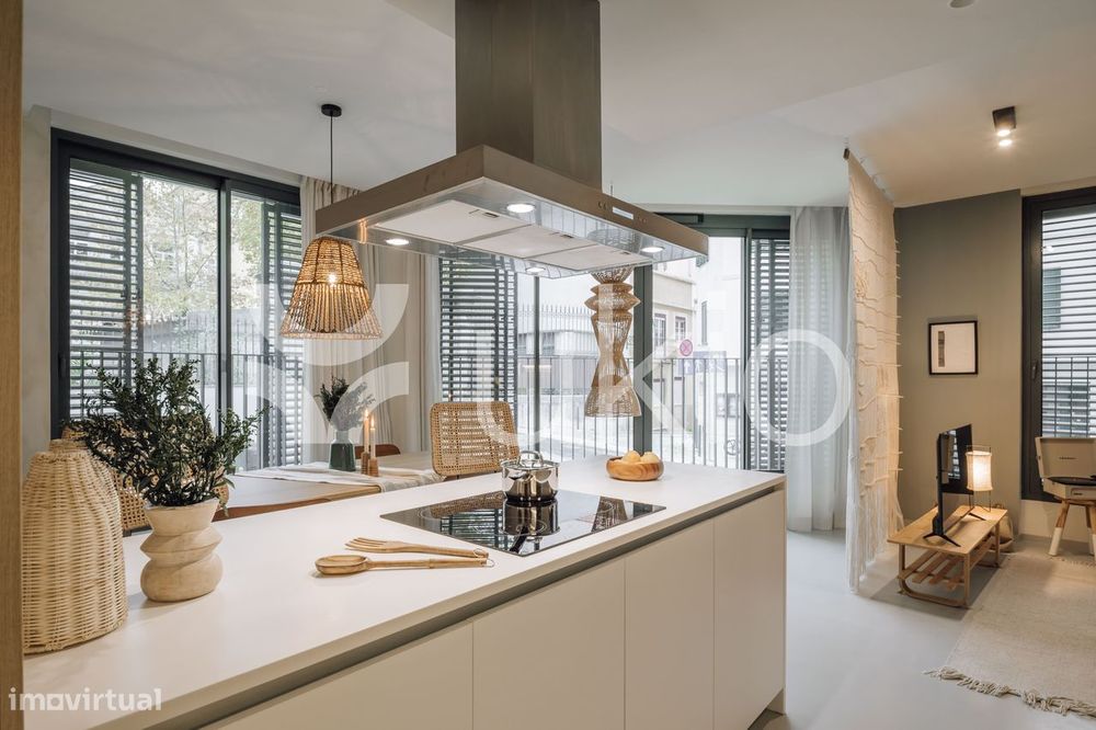 Apartamento T2 com escritório em Campo de Santana - Santa Marta