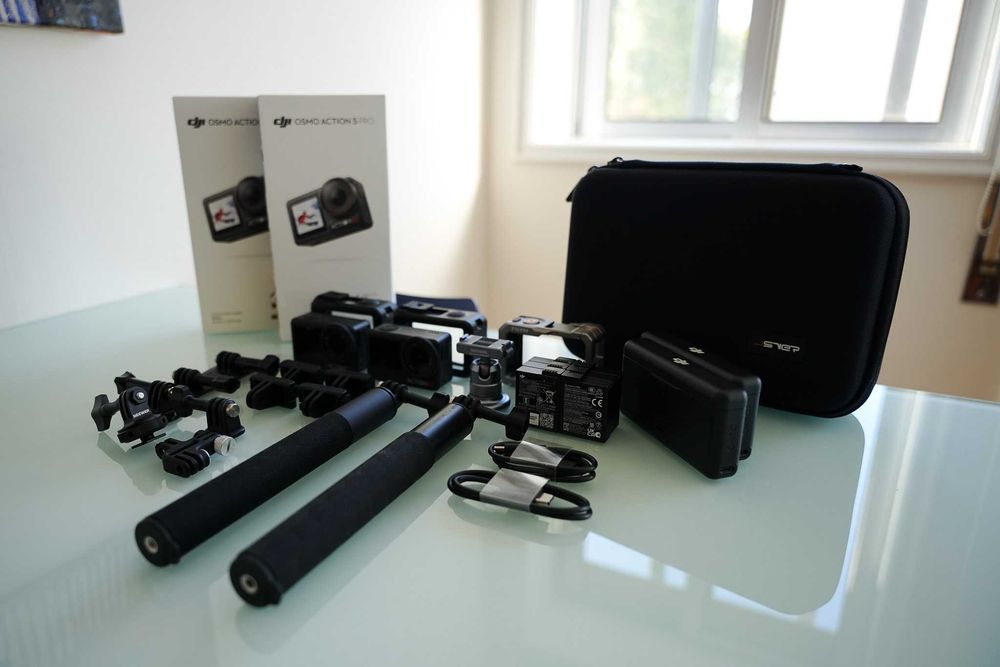 DJI Osmo Action 5 Pro - 2x Adventure Combo + Acessórios | Como Novas