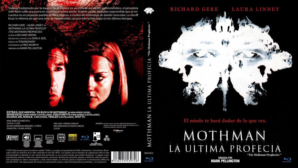 Mothman: La Última Profecía/A Profecia das Sombras (Blu-Ray)