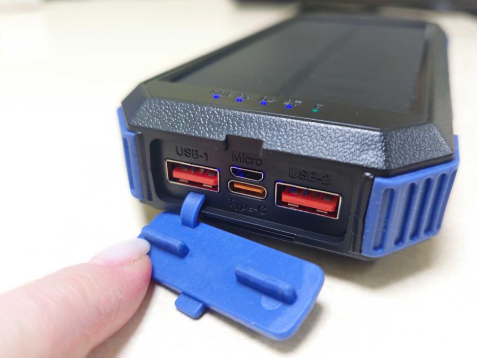 POWER BANK 20000mAh FREEMA PowerDelivery соняч. панель/повер банк