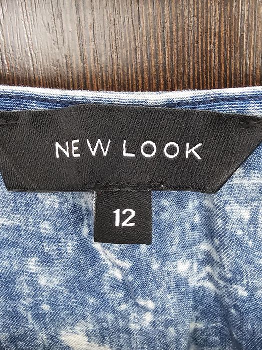 Granatowy T-shirt New Look L