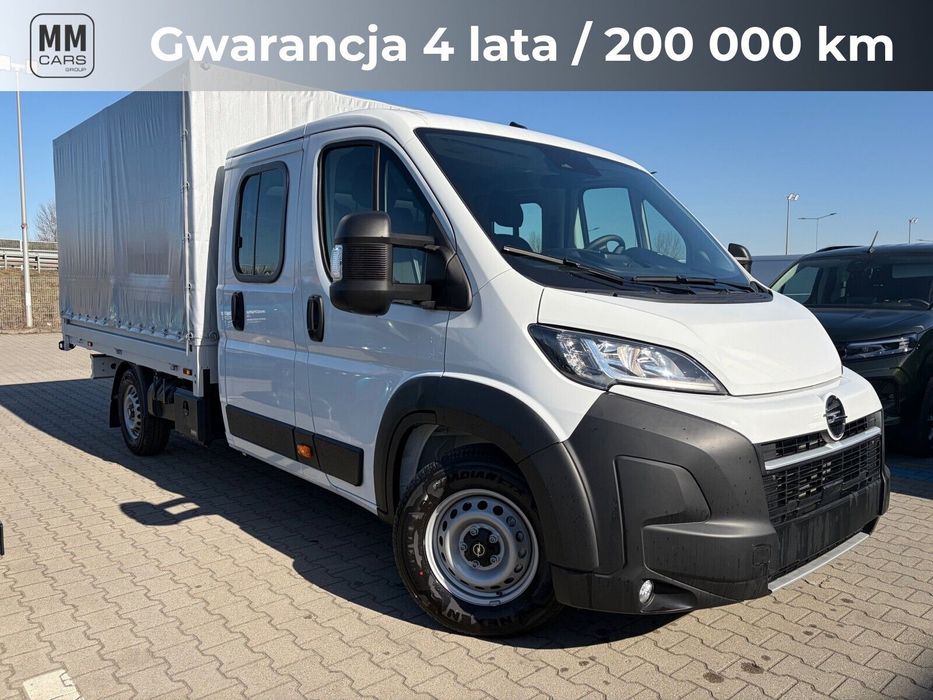 Opel movano Podwozie Załogowe L4 180KM MT6 + skrzynia z plandeką  Podwozie Załogowe L4 2.2 Diesel 180KM MT6