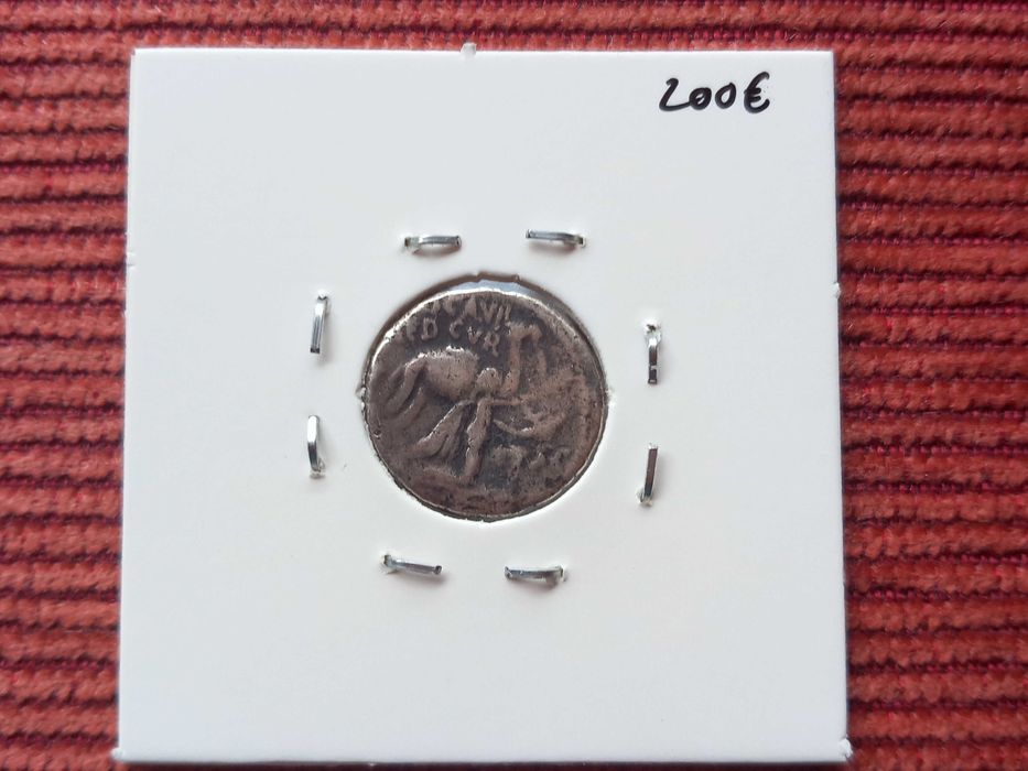 Moeda Denário Família Aemilia, República Romana