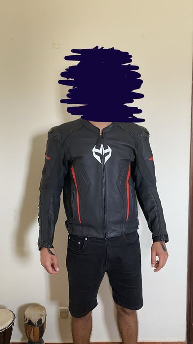 Casaco de couro da Armure Hamo Leather AAA