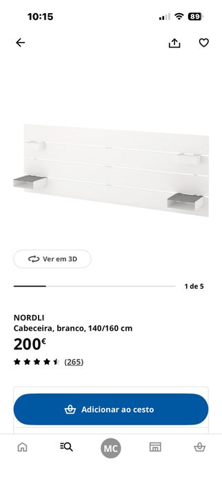 Cabeceira cama Ikea