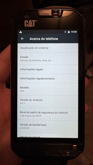 Telemovel CAT S60 com camara termica