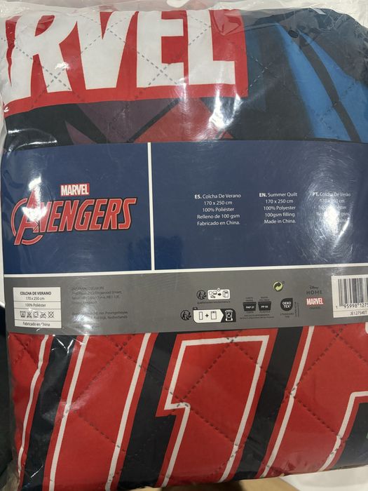 Colcha da marvel