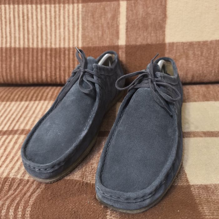 Чоловічі черевики мокасини clark’s originals wallabee