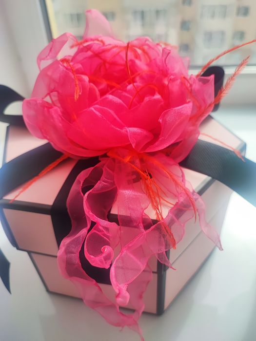 Квітка ручної роботи на зачіску Брошка-квітка-заколка