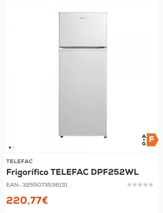 Frigorífico TELEPAC DPF 254 WL