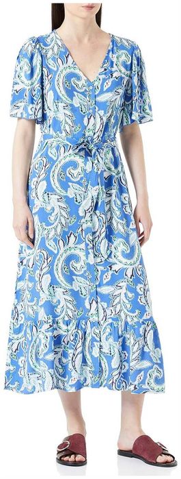 Damska Sukienka ONLY OnlNova Life Emily Niebieski Delikatny Boho XXL