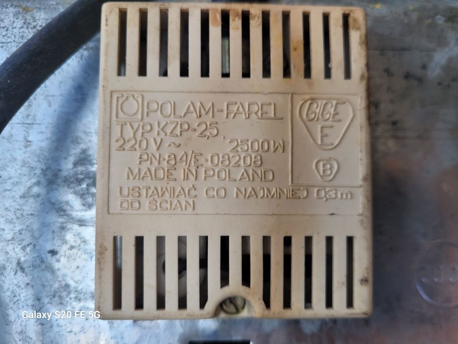 Kuchenka-Płyta grzewcza POLAM-FALER 2500V