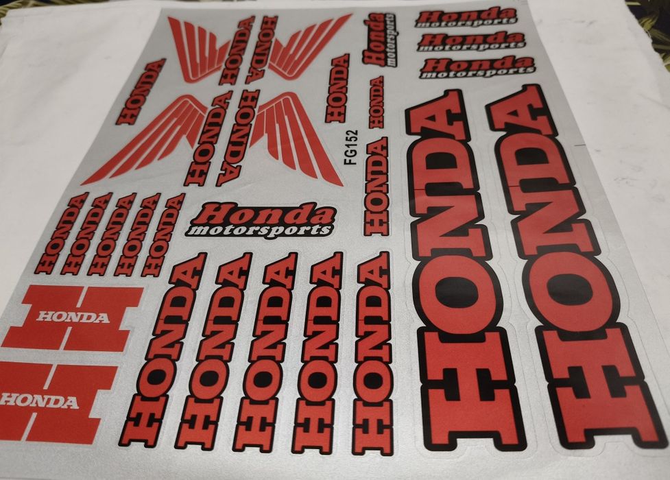 Pack de Autocolantes Adesivos Honda Cbr...Hornet... Shadow