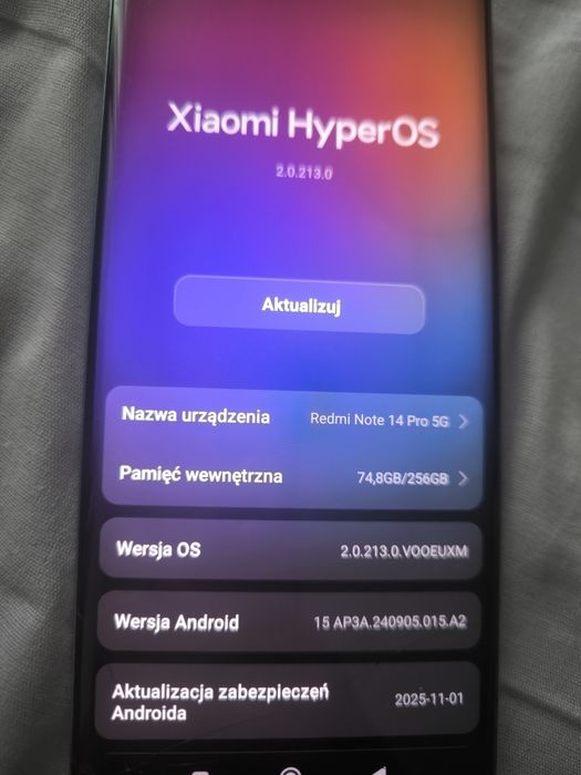 Redmi note  14 pro oppo a17