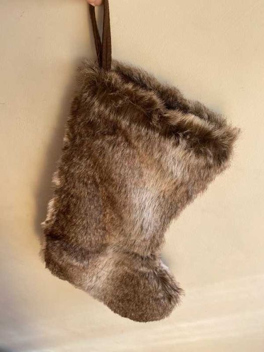 Bota de Natal de Pêlo para Pendurar