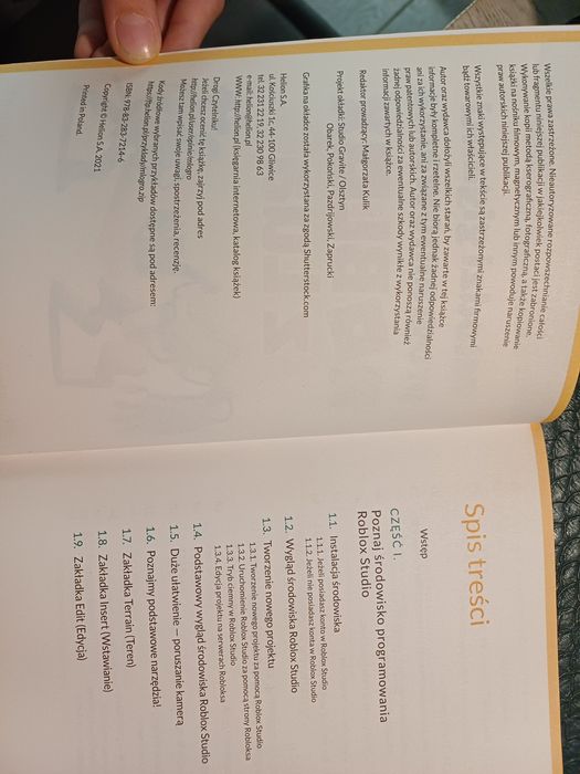 Książka roblox Młodzi giganci programowania