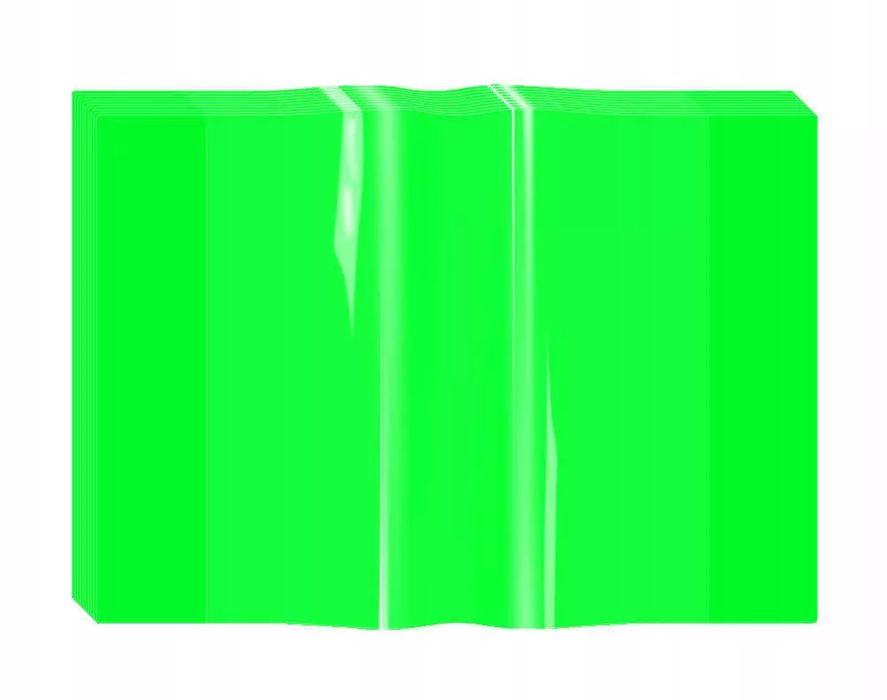 Okładka Szkol A5 Neon zielony B-fol Op10szt. Biurfol. Nowy Produkt